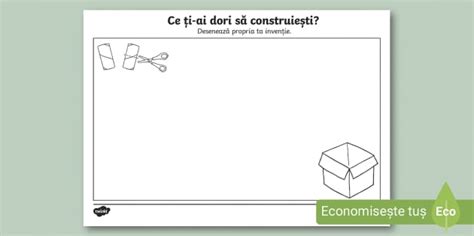 Desenează propria ta invenție – Fișă de activitate