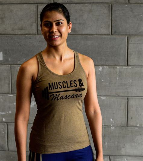Women's Muscle & Mascara tank top (Olive) Wod Armour | Kibi Sports ...