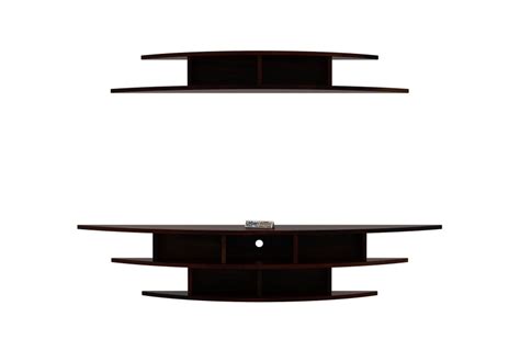 Buy Parow Wooden Wall Mounted TV Unit (Walnut Finish) Online in India ...