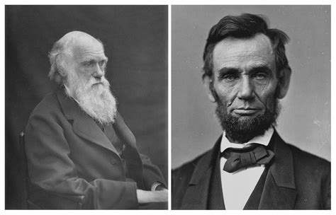 Download Charles Darwin And Abraham Lincoln Wallpaper | Wallpapers.com