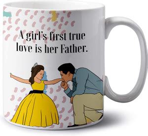 Crazy Corner Father Adores Daughter Printed Father's Day Ceramic Coffee ...