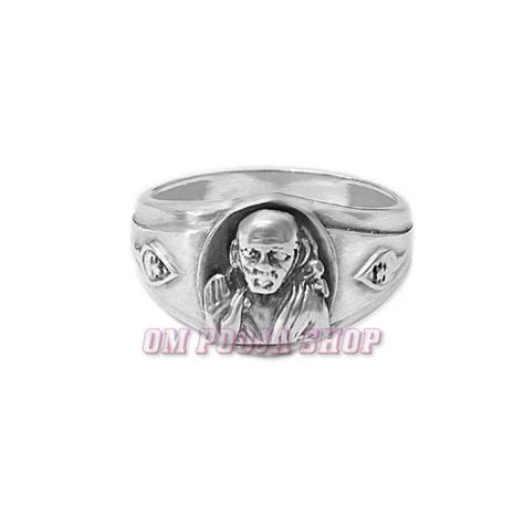 Sai Baba Ring in Pure Sterling Silver @ USA UK Canada