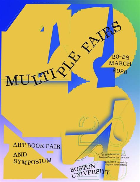 Multiple Fairs Art Book Fair and Symposium will be March 20–22, 2025 at ...