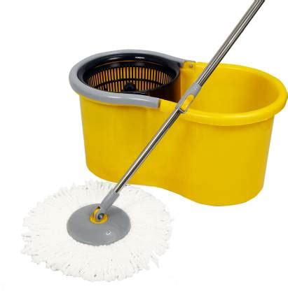 Esquire Elegant Yellow 360° Bucket Spin Mop Set Price in India - Buy ...