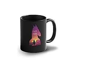 Buy Lightning Hammerz BoJack Horseman Coffee Mug with Print | It Gets ...