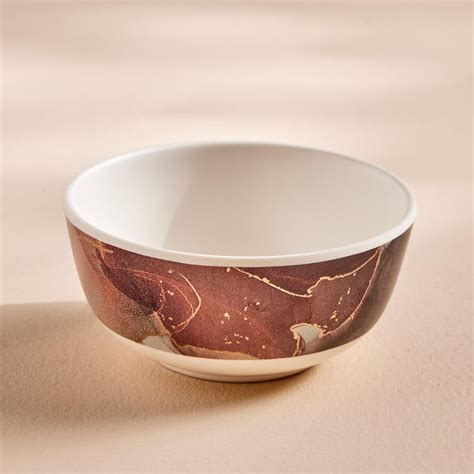 Buy Breccia Melamine Printed Veg Bowl - 240ml from Home Centre at just ...
