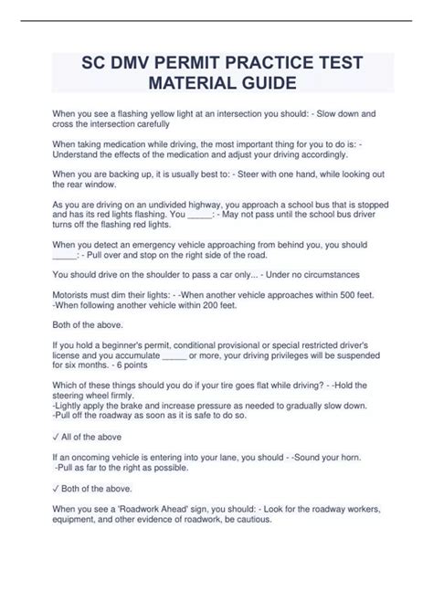 Image result for Permit Test Study Guide