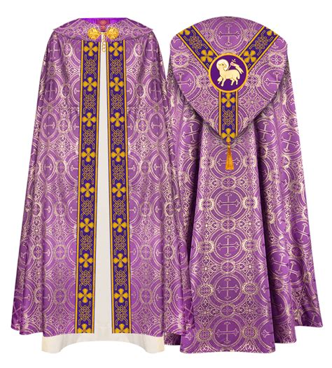 Gothic Cope with Detailed Braids – JOHA VESTMENTS