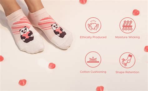 Buy BALENZIA x We Bare Bears Box Set For Women-Lowcut Socks (Pack Of 3 ...