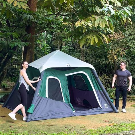 2-Step Cabin Tent - The #1 Easiest, Fastest 1-Person Setup Cabin Tent ...