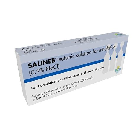 Buy Salineb Isotonic 0.9% Sodium Chloride NaCl Inhalation Saline ...