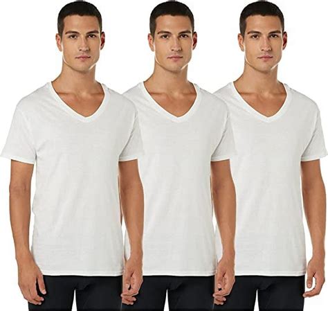 Hanes Men's 3-Pack V-Neck T-Shirt (X-Large (46-48), White) - Walmart.com