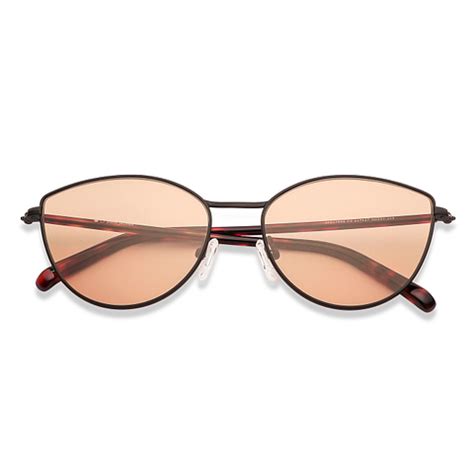 Buy Matte Black Brown Full Rim Cat Eye John Jacobs JJ Tints JJ S13898 ...