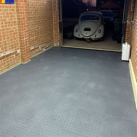 Garage Rubber Floor Tiles Black Garage Flooring Tiles | Easilock