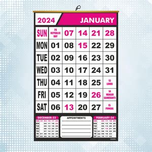 ESCAPER 2024TimelessEscape:2024WallCalendarwithIndianHolidays ...