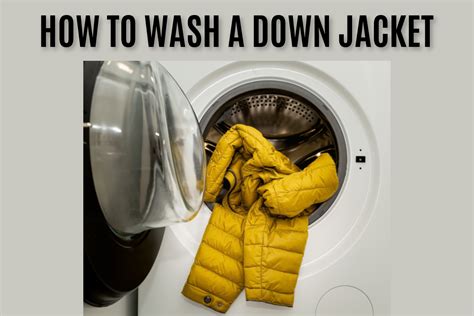 How To Wash Down Jacket In Washing Machine | Pro Tips