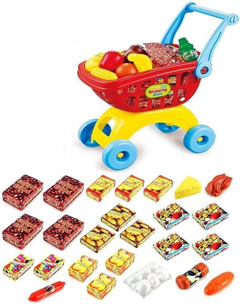 ToysBhoomi Learn & Play Toddlers Market Trolley Activity Kitchen ...