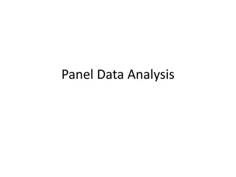 Image result for Panel Data Analysis