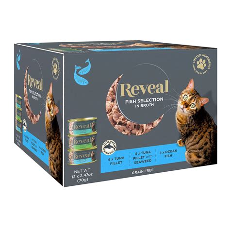 Reveal Fish Variety Pack Grain Free Wet Cat Food - Shop Food at H-E-B