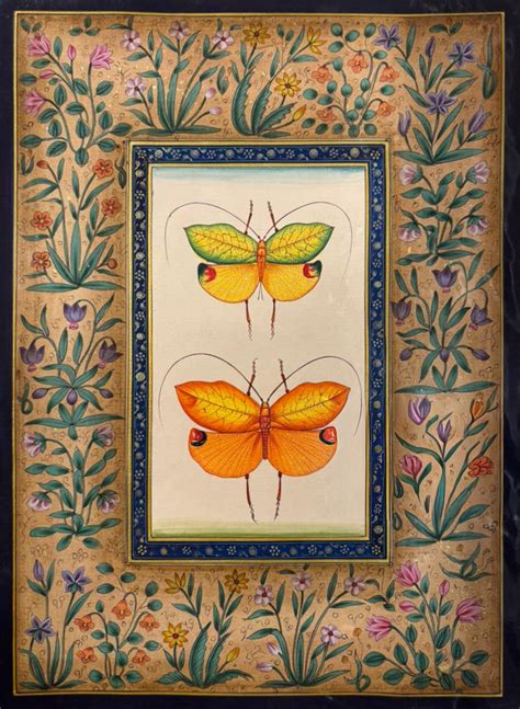 Companions of the Bloom Mughal Miniature- Art Gallery