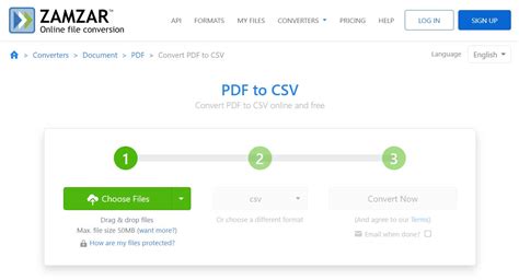 Image result for Convert PDF to CSV