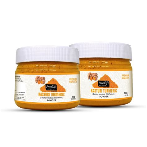 Wild Turmeric / Kasturi Powder (Curcuma Aromatica) - 200gm - Kerala ...