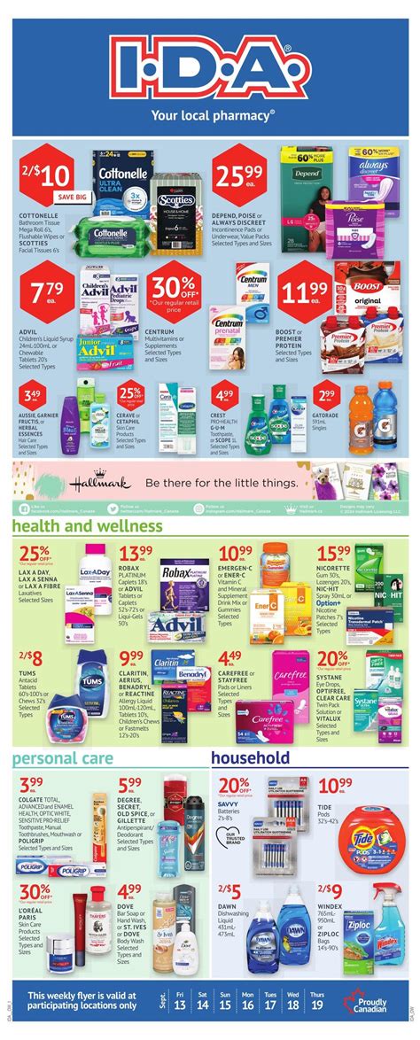 I.D.A. Flyer September 13 to 19