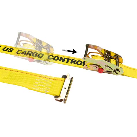 Buy US Cargo Control Sliding E Track Ratchet Strap - 2-Inch x 12-Foot ...
