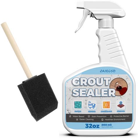 OAIEGSD Professional Grout Sealer, Grout Sealer Spray, Grout ...