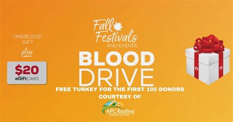 Donate Blood at APC Roofing, LLC Thanksgiving Event! 🦃🩸, APC Roofing ...