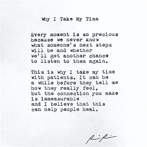 Why I Take My Time — The Good Listening Project