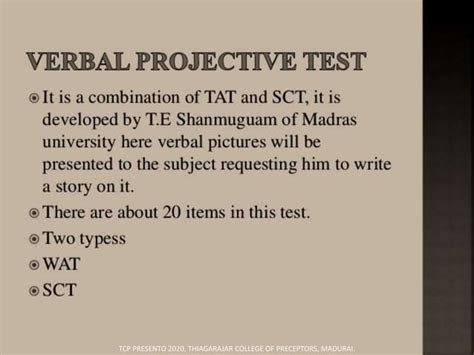 Non Projective Test 的图像结果