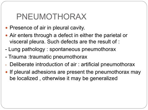 Radiological imaging of pleural diseases | PPTX