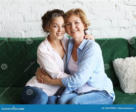 Mom and daughter stock photo. Image of looking, cute - 74167032