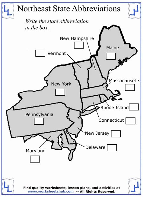 Northeast States And Capitals Quiz Free Printable - Printable Calendars ...