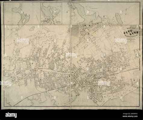 Map of the city of Lynn Massachusetts. Relief shown by hachures ...