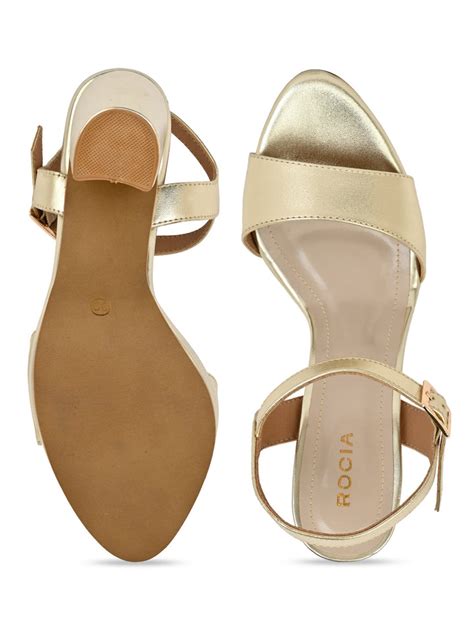 Shop Rocia By Regal Gold Women Casual Stilettos Online