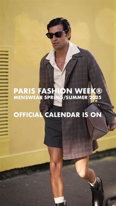 Menswear Paris Fashion Week® and Haute Couture Week Official Calendars ...