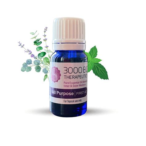 3000 BC Therapeutics All Purpose Essential Oil Blend |Multi-Purpose |Fast Headache Relief| Wound ...