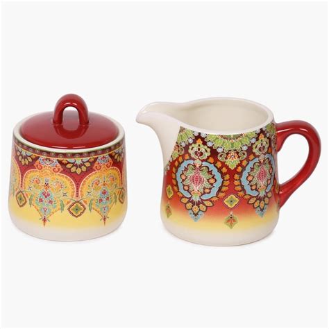 Buy Ottoman Print Sugar & Creamer Set from Home Centre at just INR 995.0