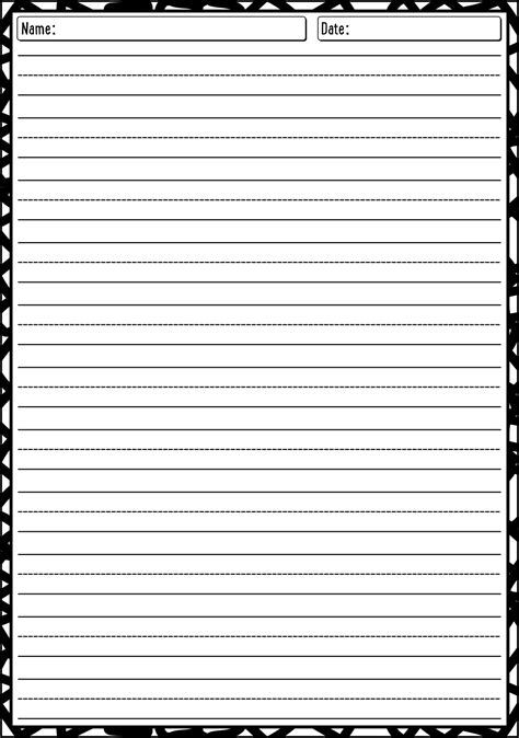 15 Long Lined Paper Worksheets 4th Grade Essay-Writing - Free PDF at ...