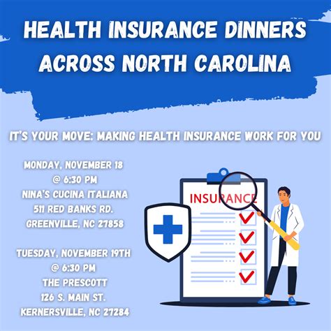 Health Insurance Dinners Across North Carolina - Bleeding Disorders ...