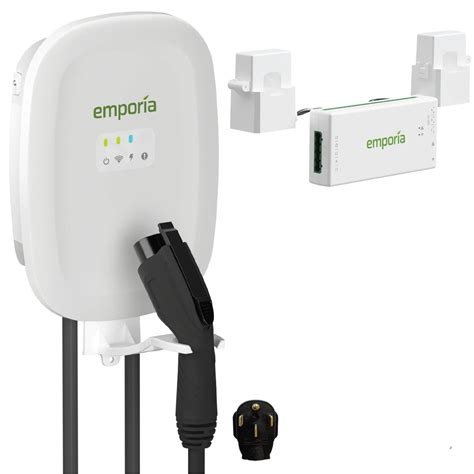 Emporia EV Charger White | NEMA 14-50 | J1772 | PowerSmart
