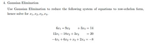 Image result for Solve Linear Equation Using Gaussian Elimiation Method