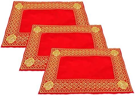 Reliable Velvet Pooja Aasan/Asan for Puja and Mandir Puja Altar Cloth ...