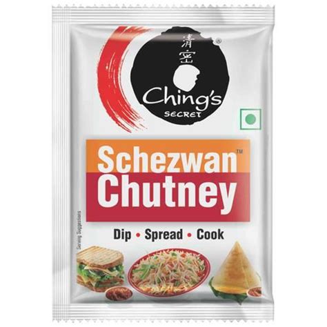 Chings Secret Schezwan Chutney, 40 g Pouch – Fetch N Buy