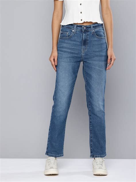 Women's 710 Blue Skinny Fit High Rise Jeans – Levis India Store