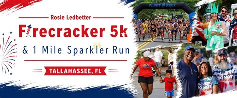 2026 Firecracker 5k & 1 Mile Fun Run, Cascade Park, Tallahassee, 4 July ...