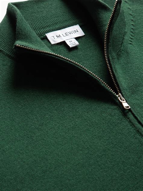 The Merino Wool Quarter-Zip – T.M.Lewin