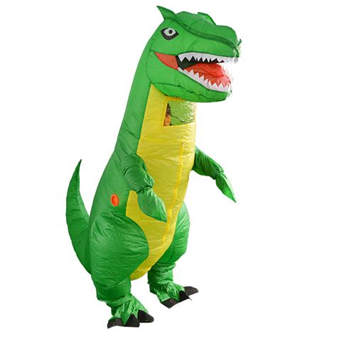 Adult T-Rex Dinosaur Inflatable Costume Full Body Costume Party Fancy ...